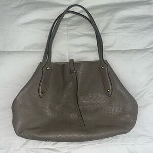 Annabel Ingall Grey Leather Tote Bag